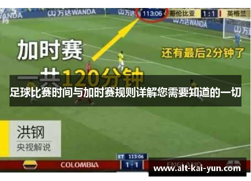 足球比赛时间与加时赛规则详解您需要知道的一切