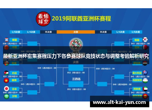 最新亚洲杯密集赛程压力下各参赛球队竞技状态与调整考验解析研究